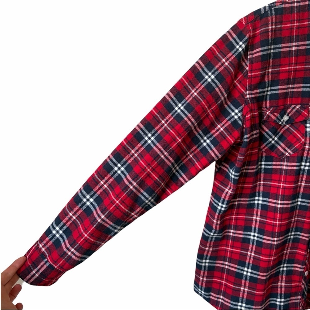 Weatherproof Vintage Plaid Flannel Red Women’s Size XXL - Picture 3 of 9